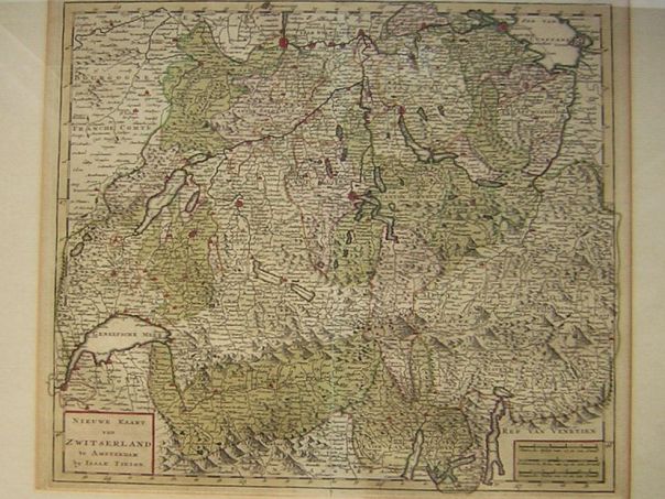 瑞士的古董地图 -（4005）